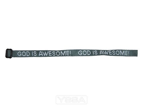 God is Awesome - Forest green