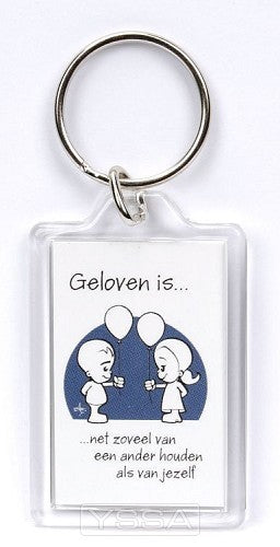 Sleutelhanger geloven is net zoveel van