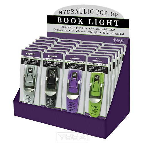 Book lights - holds 24 pieces