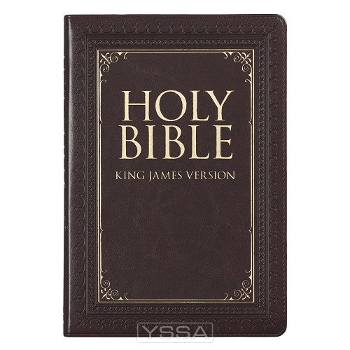  Large Print Thinline Bible - Brown