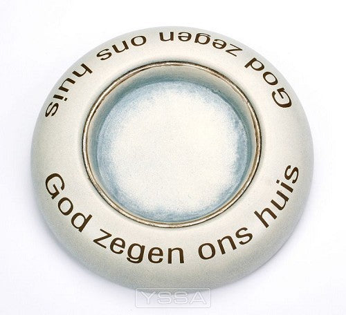 Kaarsenstandaard 14.5/8cm God zegen ons