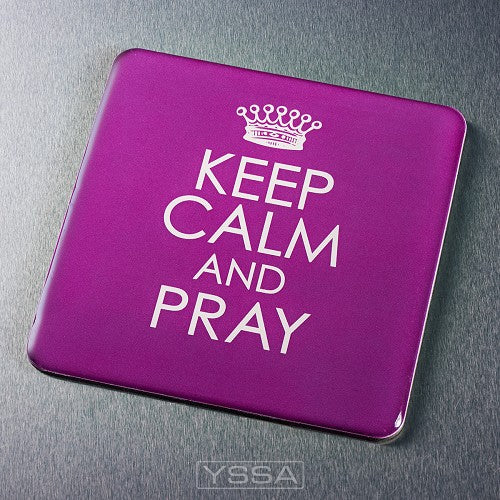 Keep calm and pray - Purple