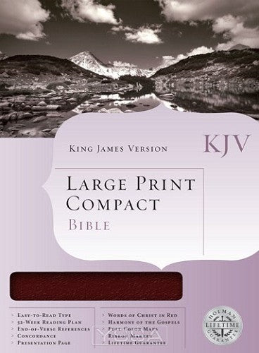 Compact LP Bible - Burgundy