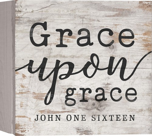 Grace upon grace - John 1:16