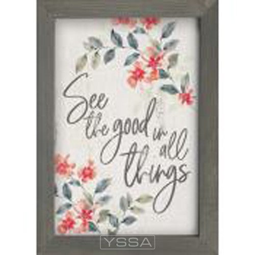 See the good in all things