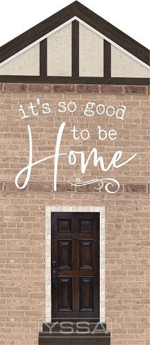 It's good to be home