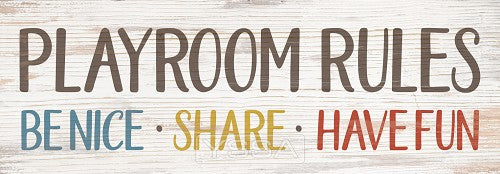 Playroom rules