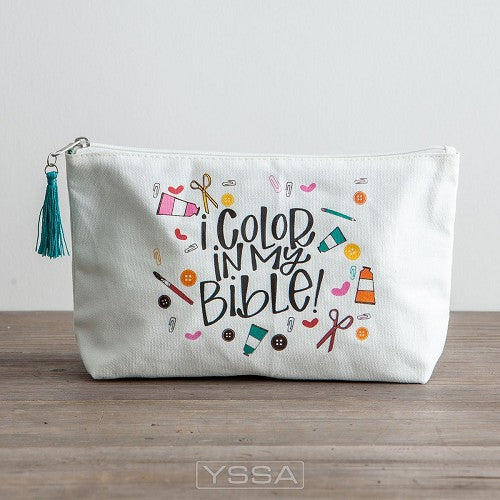 I color my Bible - Zipper pouch