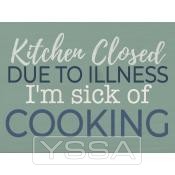 Kitchen closed due to illness