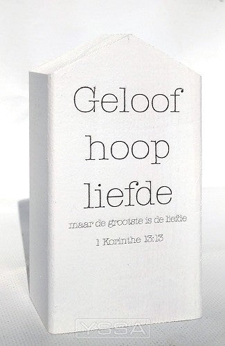 Geloof hoop liefde