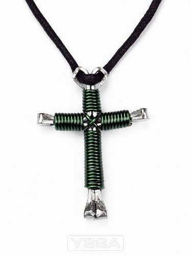 Disciple's cross hanger groen