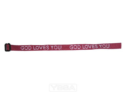 God loves you - Burgundy