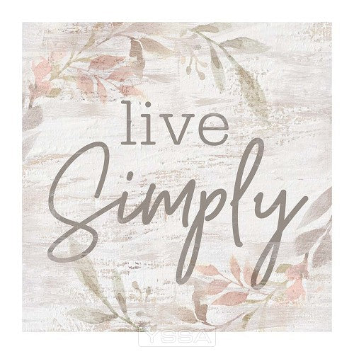 Live simply