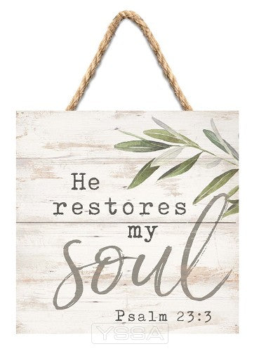 He restores my soul