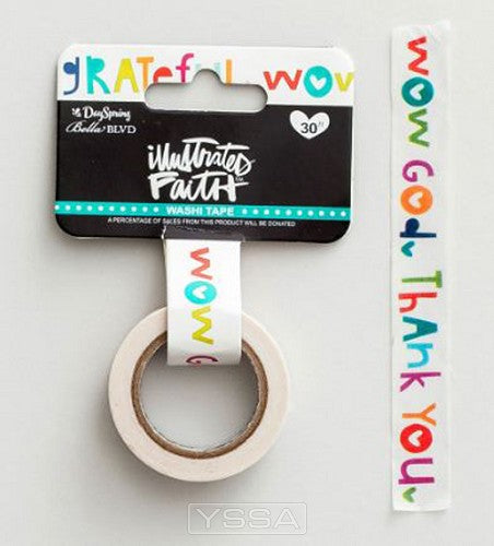 Wow God - Washi tape