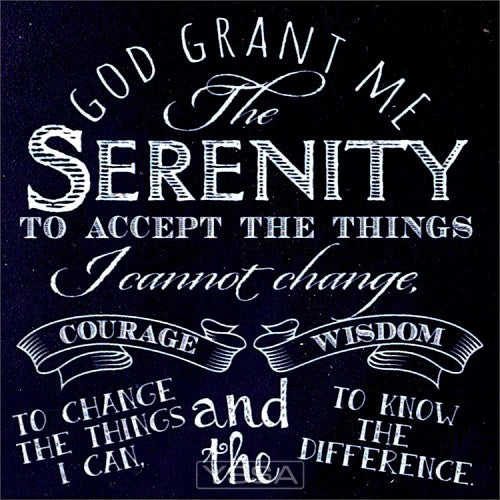 God grant me serenity - Chalk