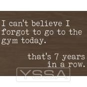 I can't believe I forgot to go