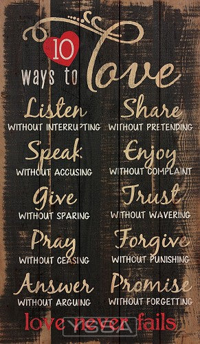 10 ways to love