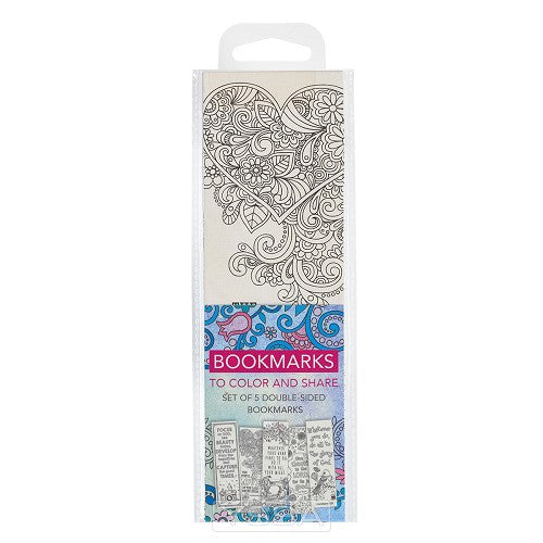 Blue - Set of 5 bookmarks