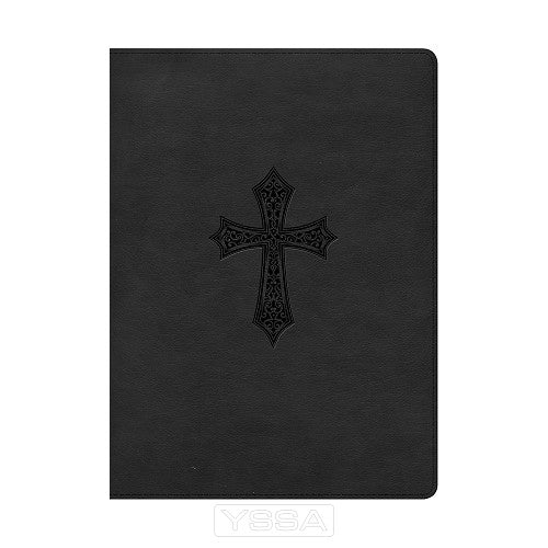 Gospel project bible, black cross lt
