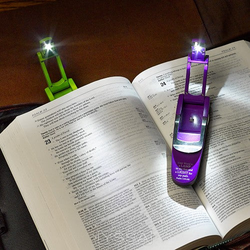 Your word is a lamp - Purple colored