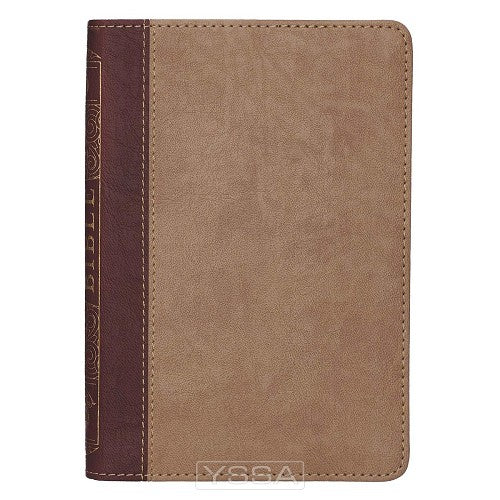 Compact Bible - DuoTone Brown/Tan