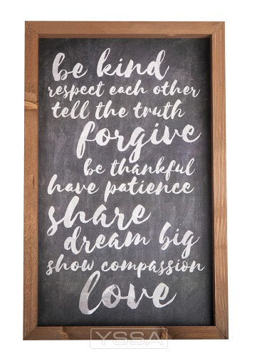 Be kind - Forgive - Share - Love