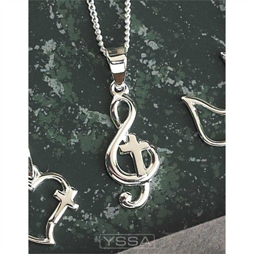 Clef with cross