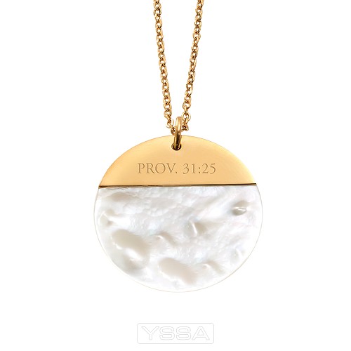 Proverbs 31:25 - Mother of pearl shell